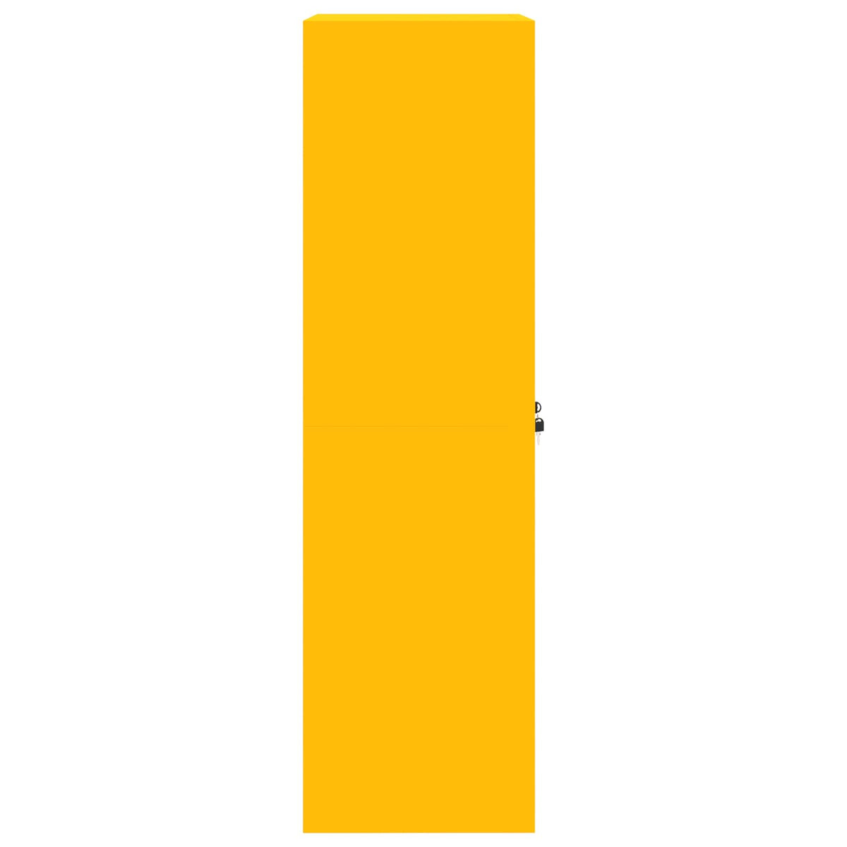 vidaXL Storage Cabinet Mustard Yellow 60 x 40 x 140 cm Steel