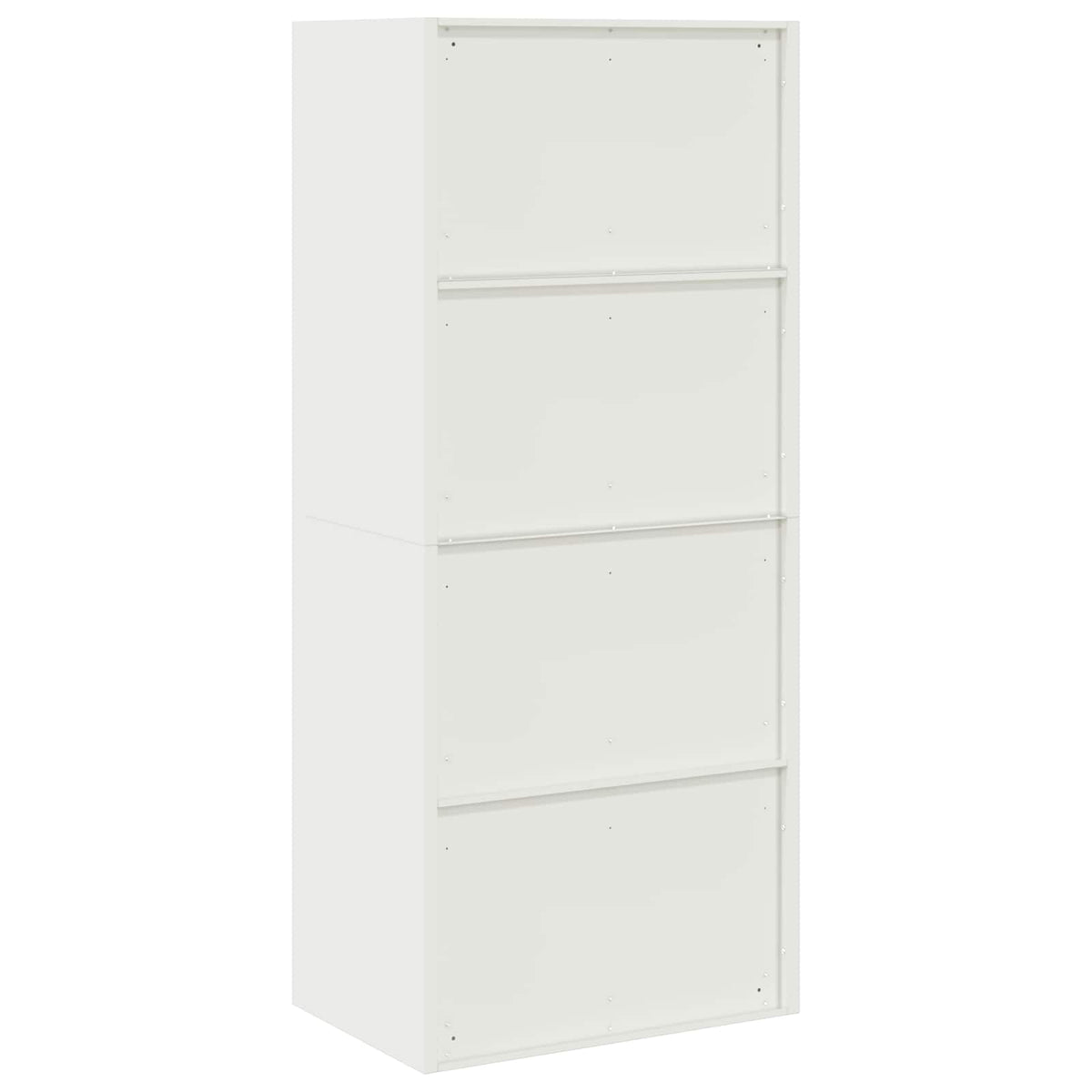 vidaXL Storage Cabinet White 60 x 40 x 140 cm Steel