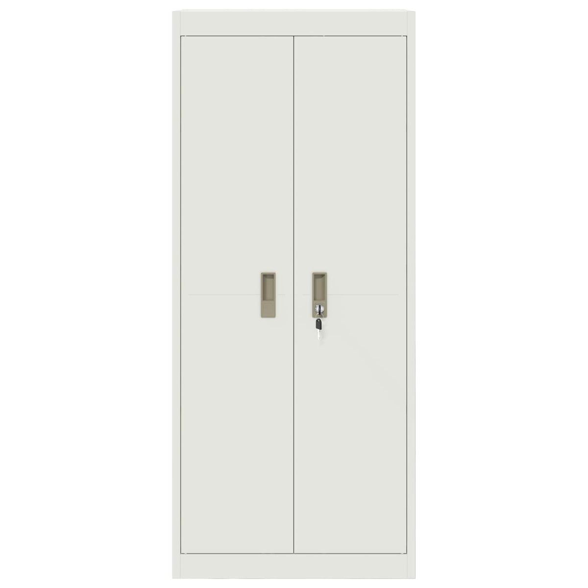 vidaXL Storage Cabinet White 60 x 40 x 140 cm Steel