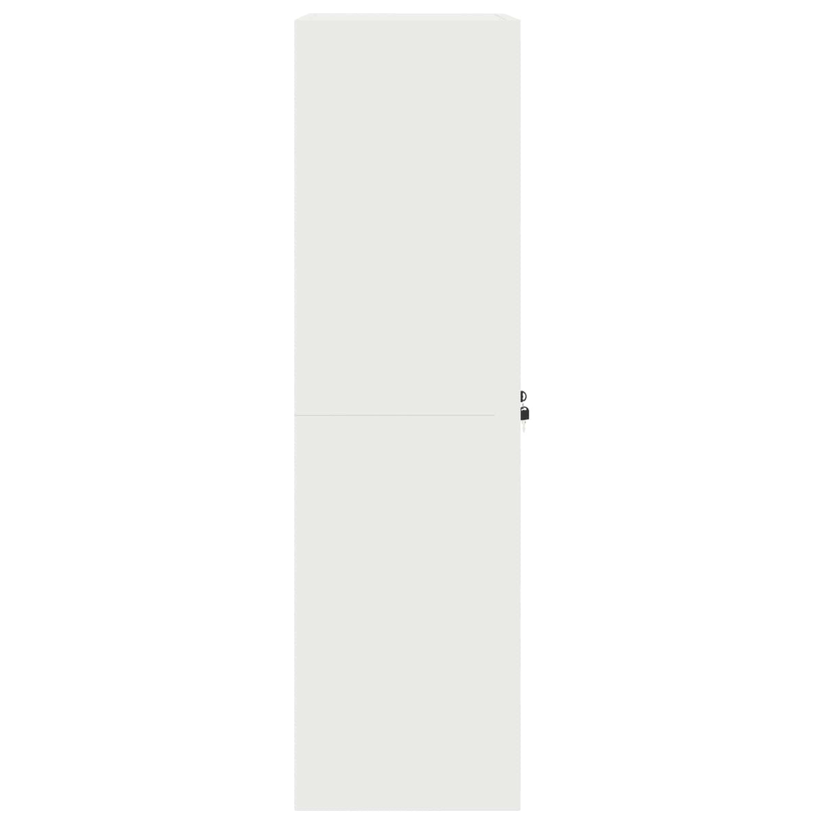 vidaXL Storage Cabinet White 60 x 40 x 140 cm Steel