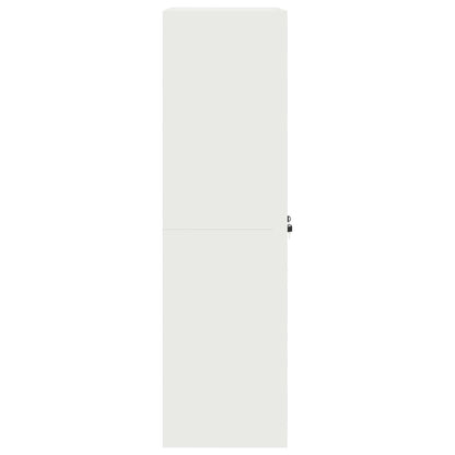 vidaXL Storage Cabinet White 60 x 40 x 140 cm Steel