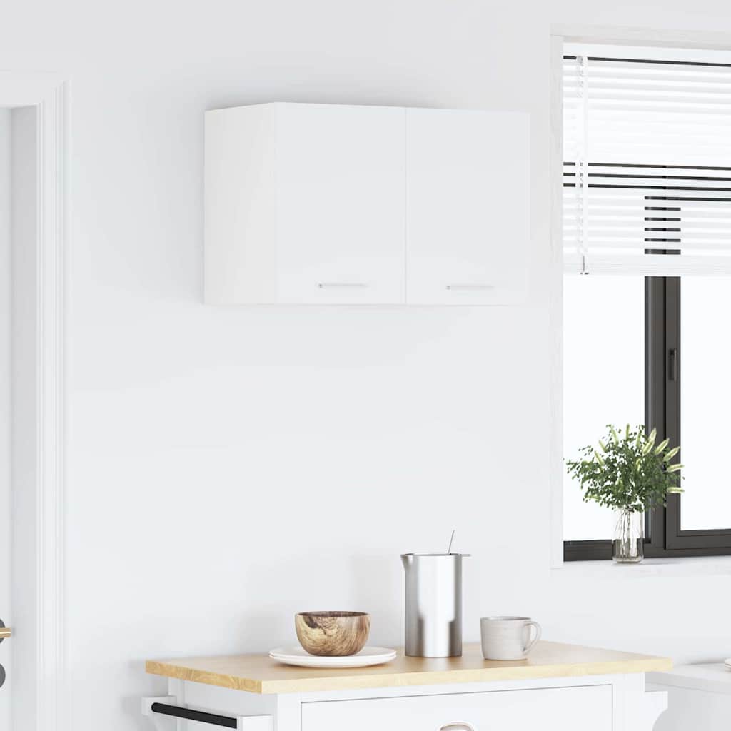 vidaXL Hanging Cabinet 2 pcs White 30 x 31 x 40 cm Engineered Wood