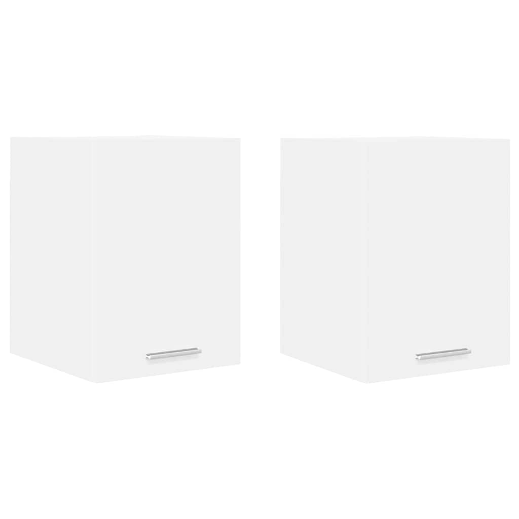 vidaXL Hanging Cabinet 2 pcs White 30 x 31 x 40 cm Engineered Wood