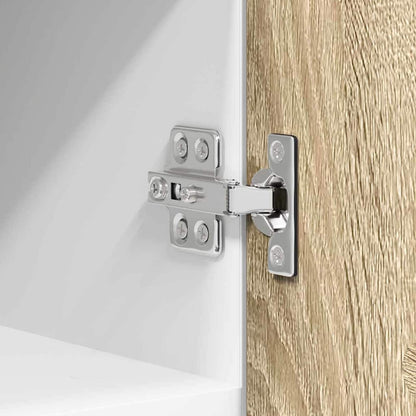vidaXL Hanging Cabinet Sonoma Oak and White 30 x 31 x 40 cm