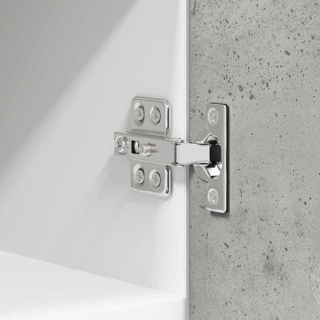 vidaXL Hanging Cabinet Concrete Grey and White 30 x 31 x 40 cm
