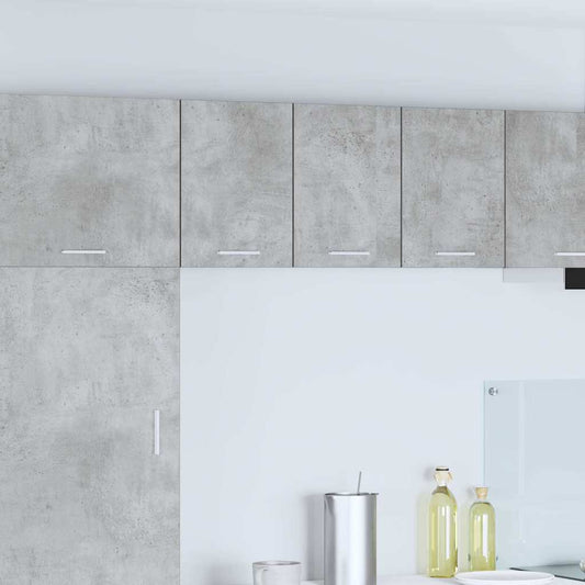 vidaXL Hanging Cabinet Concrete Grey and White 30 x 31 x 40 cm