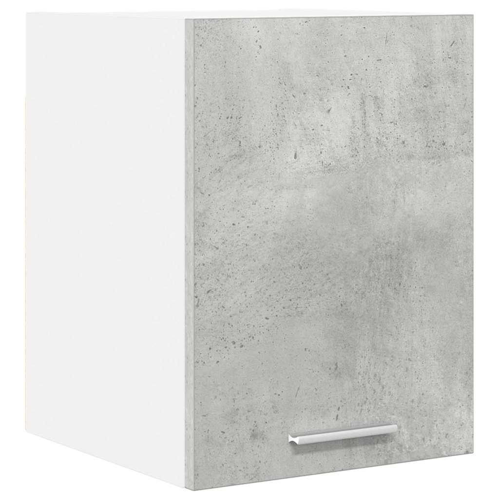 vidaXL Hanging Cabinet Concrete Grey and White 30 x 31 x 40 cm