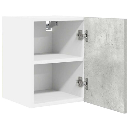 vidaXL Hanging Cabinet Concrete Grey and White 30 x 31 x 40 cm