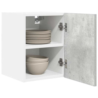 vidaXL Hanging Cabinet Concrete Grey and White 30 x 31 x 40 cm