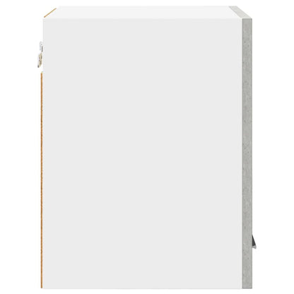 vidaXL Hanging Cabinet Concrete Grey and White 30 x 31 x 40 cm