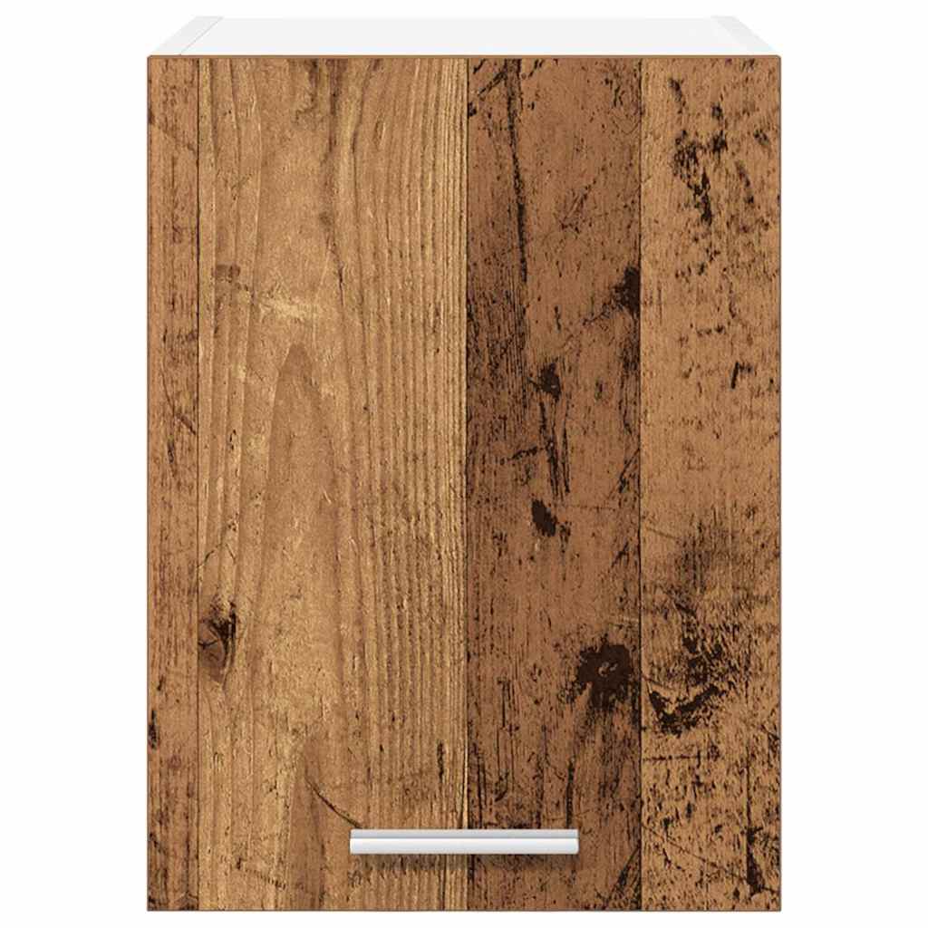 vidaXL Hanging Cabinet with Storage Old Wood and White 30 x 31 x 40 cm