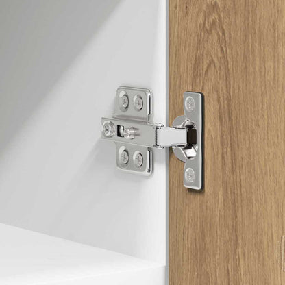 vidaXL Hanging Cabinet Artisan Oak and White 30 x 31 x 40 cm