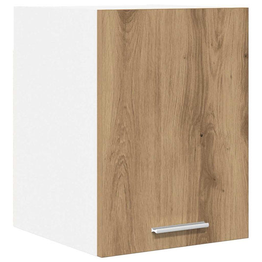 vidaXL Hanging Cabinet Artisan Oak and White 30 x 31 x 40 cm