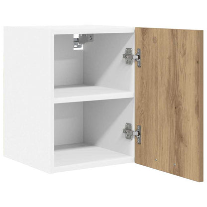 vidaXL Hanging Cabinet Artisan Oak and White 30 x 31 x 40 cm