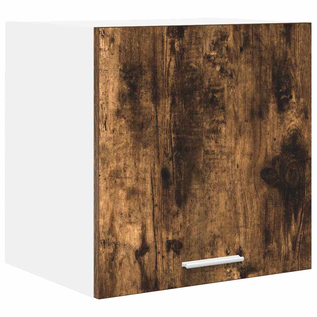 vidaXL Hanging Cabinet 2 pcs Smoked Oak and White 40 x 31 x 40 cm