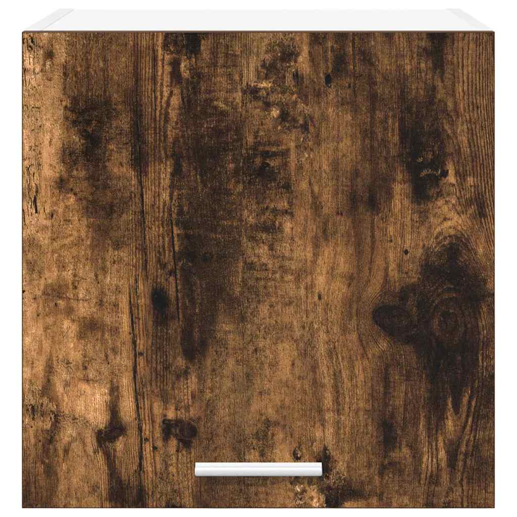 vidaXL Hanging Cabinet 2 pcs Smoked Oak and White 40 x 31 x 40 cm