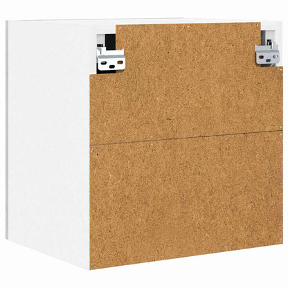 vidaXL Hanging Cabinet Grey Sonoma and White 40 x 31 x 40 cm