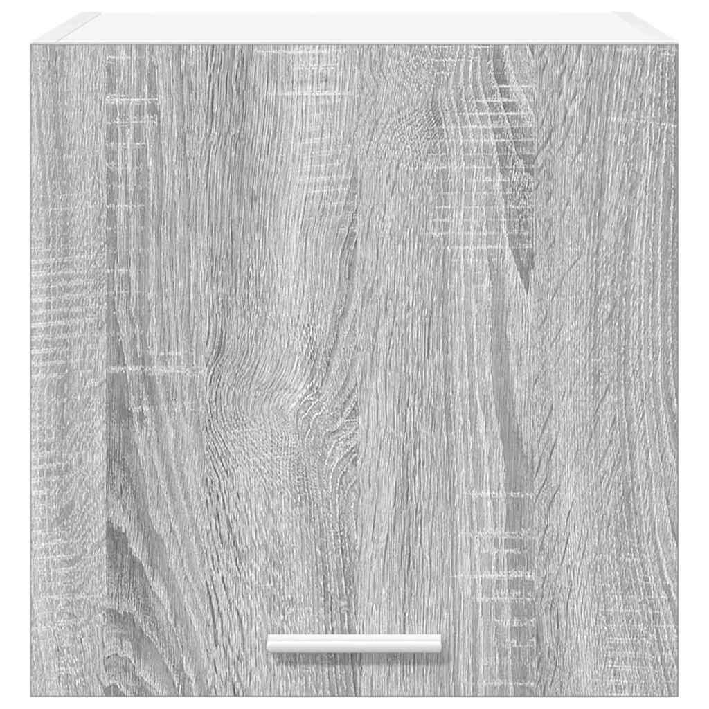 vidaXL Hanging Cabinet Grey Sonoma and White 40 x 31 x 40 cm