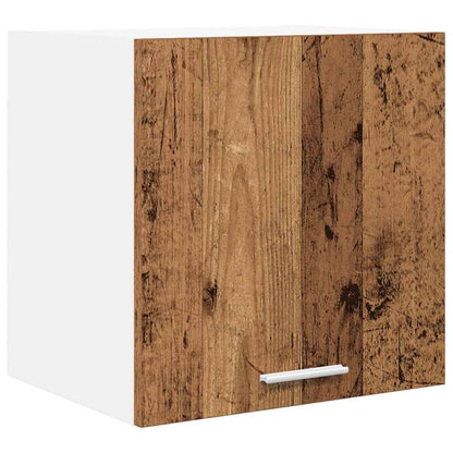 vidaXL Hanging Cabinet 2 pcs Old Wood and White 40 x 31 x 40 cm