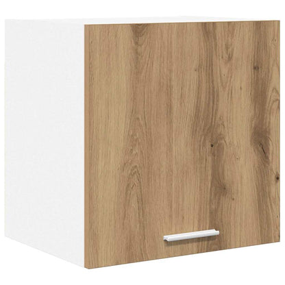 vidaXL Hanging Cabinet Artisan Oak and White 40 x 31 x 40 cm
