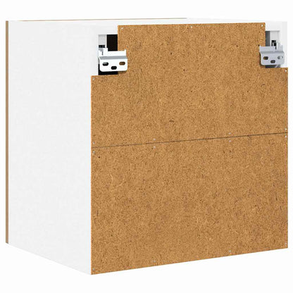 vidaXL Hanging Cabinet Artisan Oak and White 40 x 31 x 40 cm
