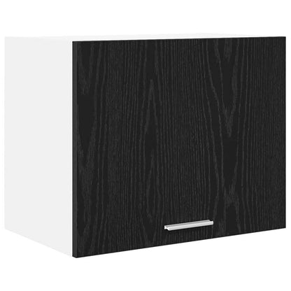 vidaXL Hanging Cabinet Black Oak and White 50 x 31 x 40 cm