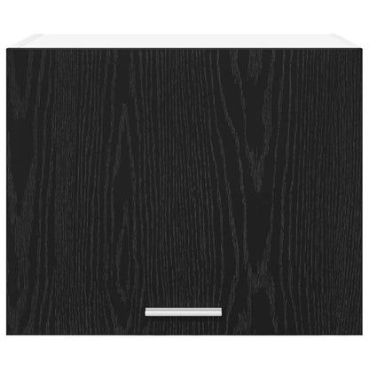 vidaXL Hanging Cabinet Black Oak and White 50 x 31 x 40 cm