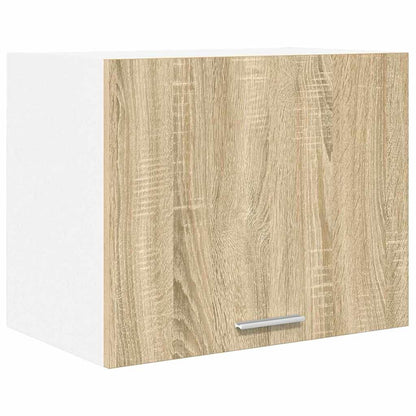 vidaXL Hanging Cabinet Sonoma Oak and White 50 x 31 x 40 cm