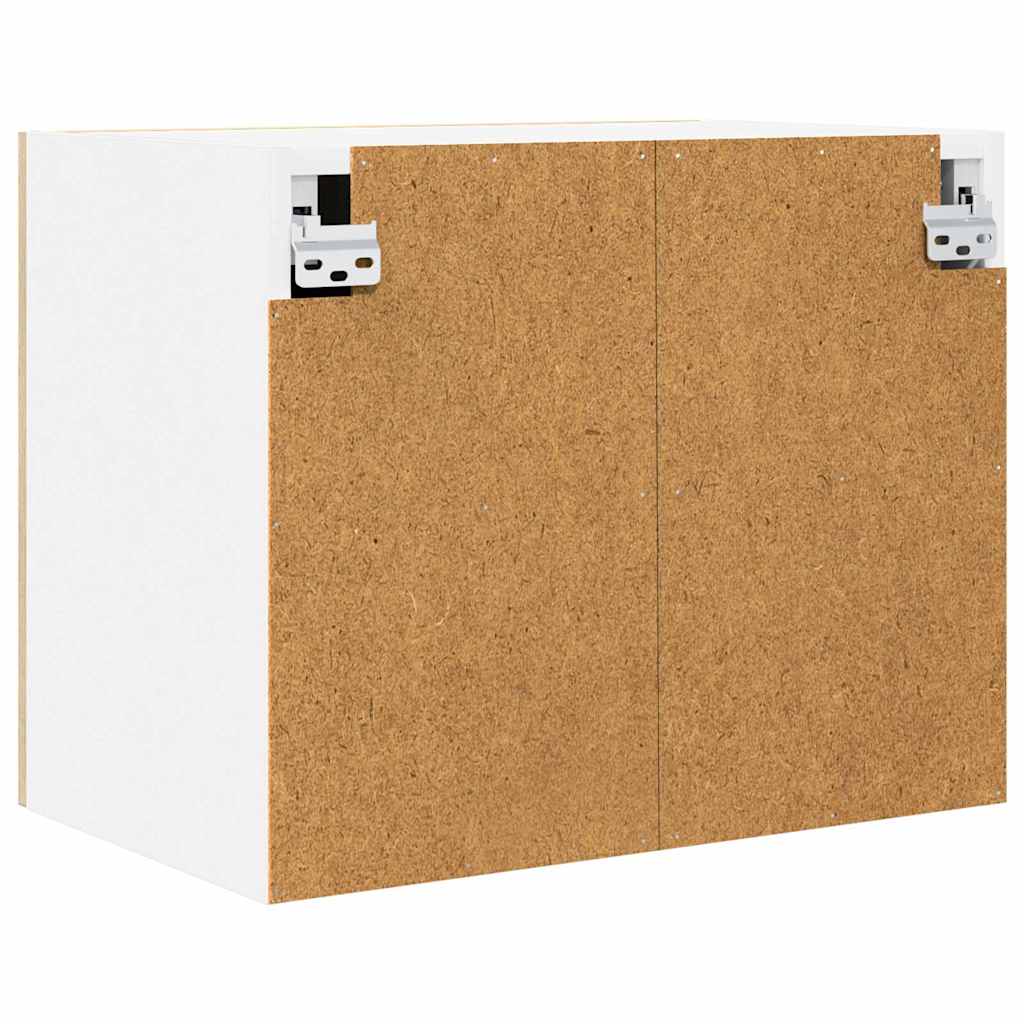 vidaXL Hanging Cabinet Sonoma Oak and White 50 x 31 x 40 cm