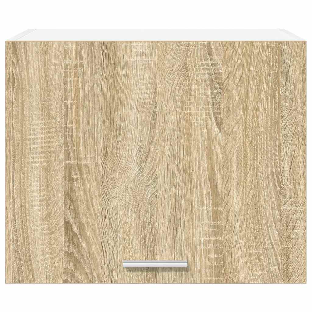 vidaXL Hanging Cabinet Sonoma Oak and White 50 x 31 x 40 cm