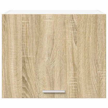 vidaXL Hanging Cabinet Sonoma Oak and White 50 x 31 x 40 cm
