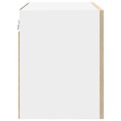vidaXL Hanging Cabinet Sonoma Oak and White 50 x 31 x 40 cm