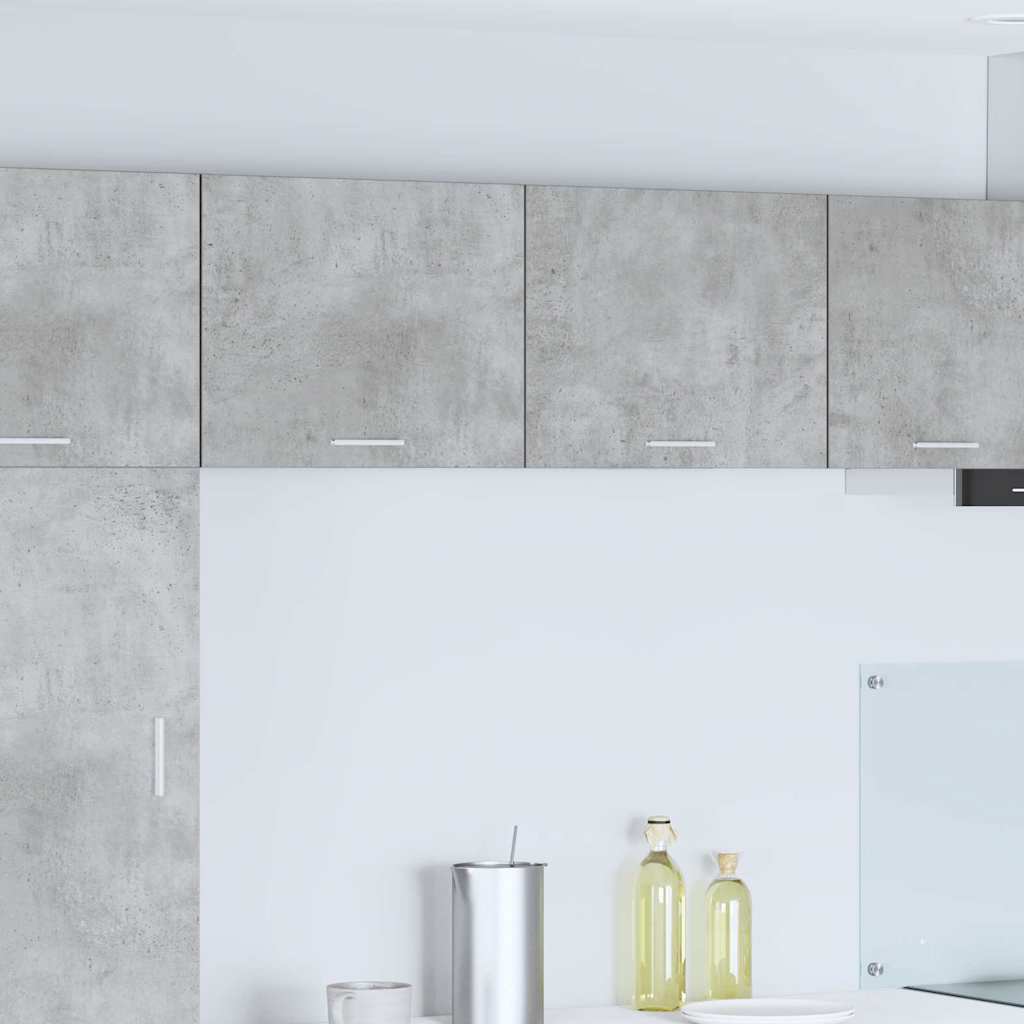 vidaXL Hanging Cabinet Concrete Grey and White 50 x 31 x 40 cm