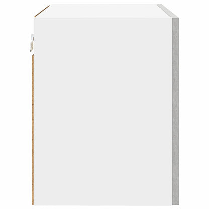 vidaXL Hanging Cabinet Concrete Grey and White 50 x 31 x 40 cm