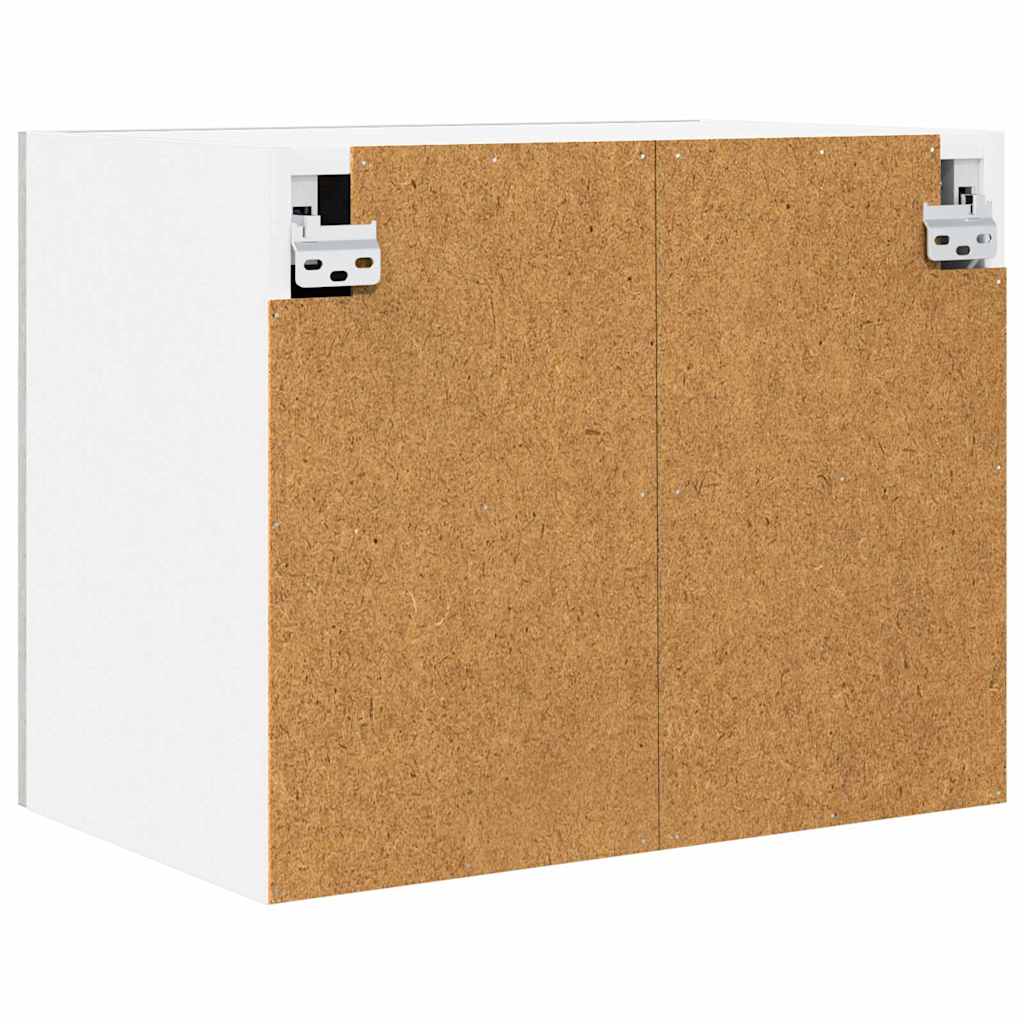 vidaXL Hanging Cabinet 2 pcs Concrete Grey and White 50 x 31 x 40 cm