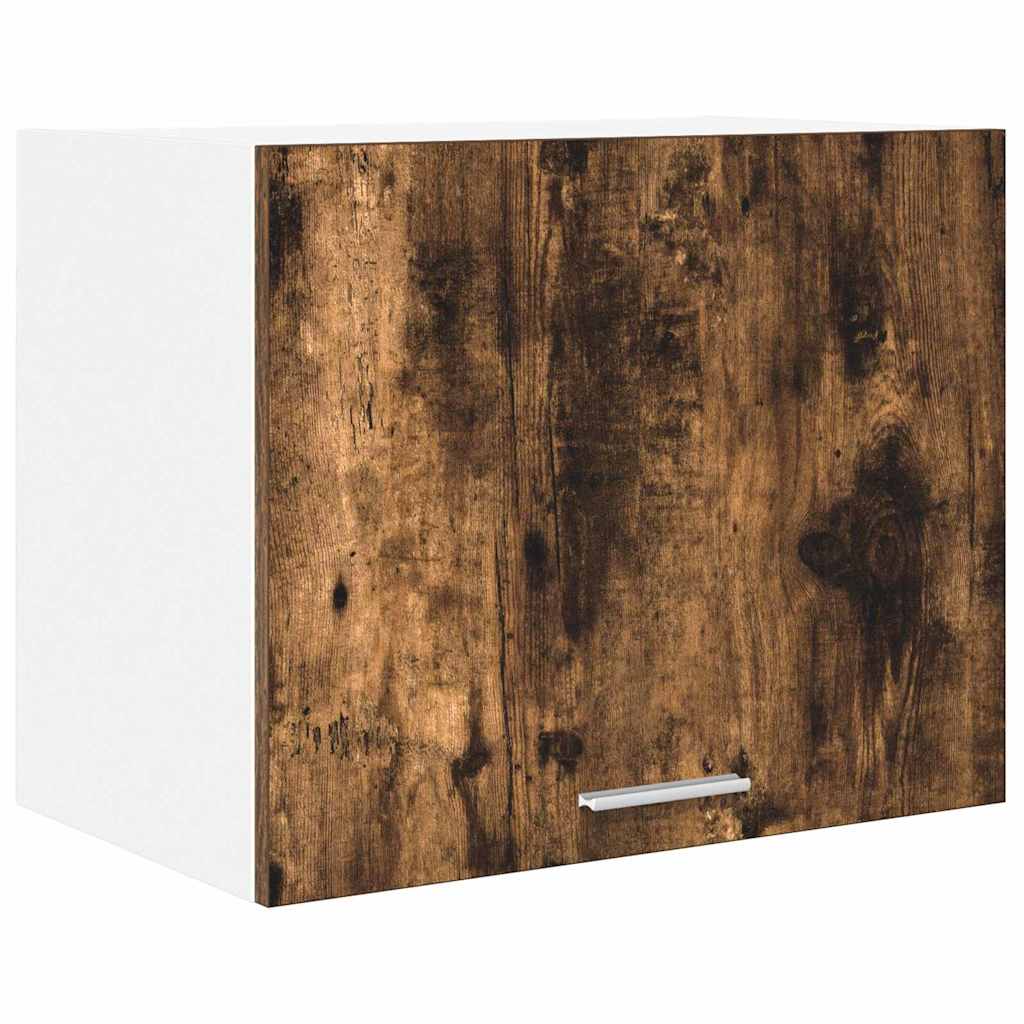 vidaXL Hanging Cabinet 2 pcs Smoked Oak and White 50 x 31 x 40 cm