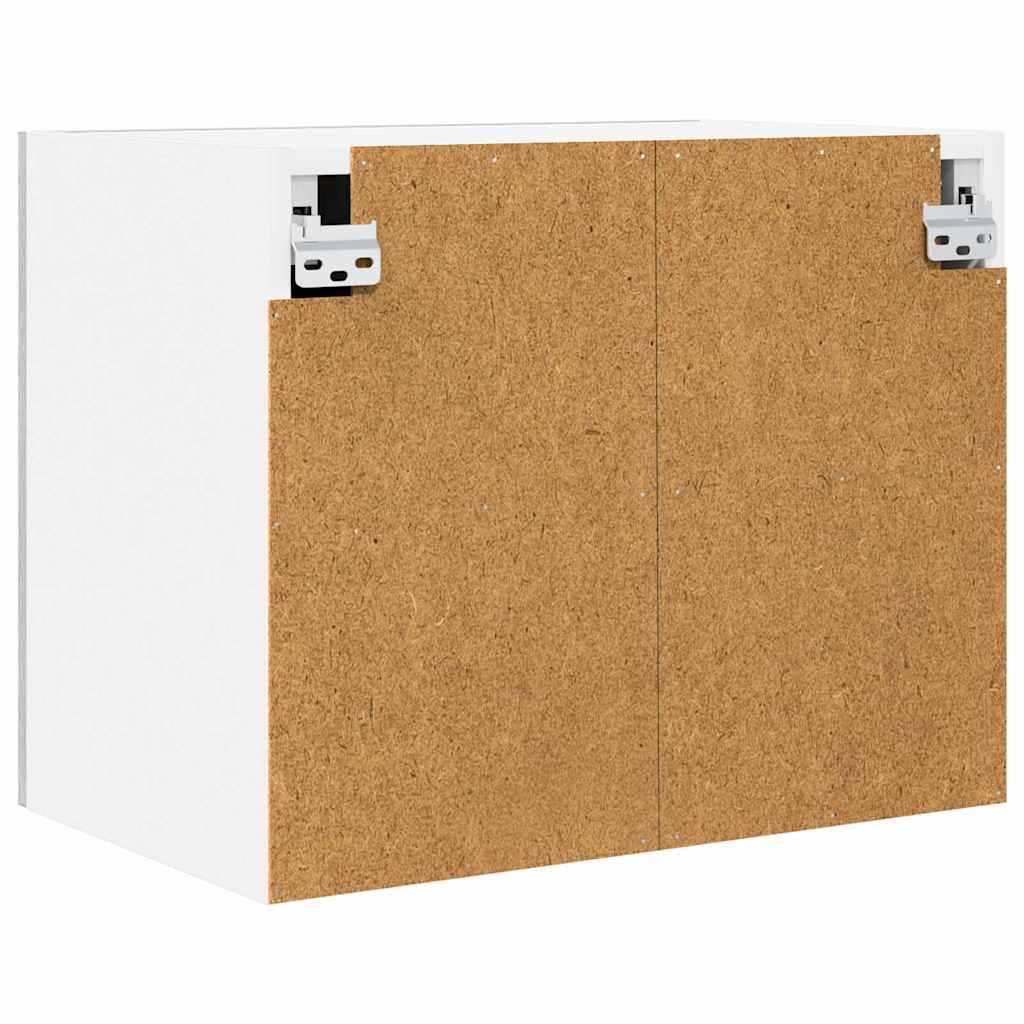 vidaXL Hanging Cabinet with Door Grey Sonoma and White 50 x 31 x 40 cm