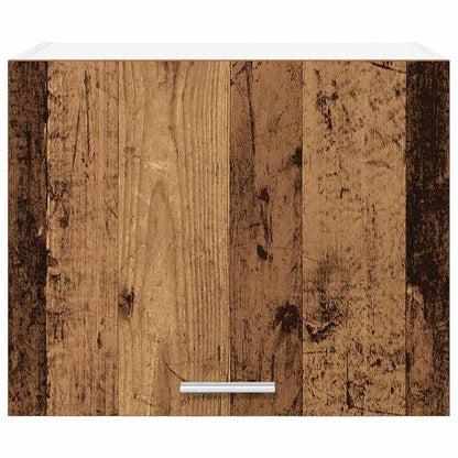 vidaXL Hanging Cabinet 2 pcs Old Wood and White 50 x 31 x 40 cm