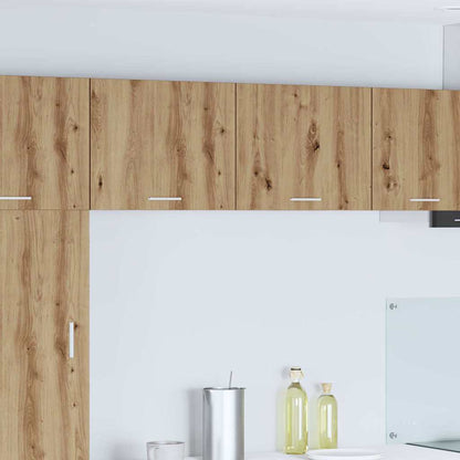 vidaXL Hanging Cabinet Artisan Oak and White 50 x 31 x 40 cm