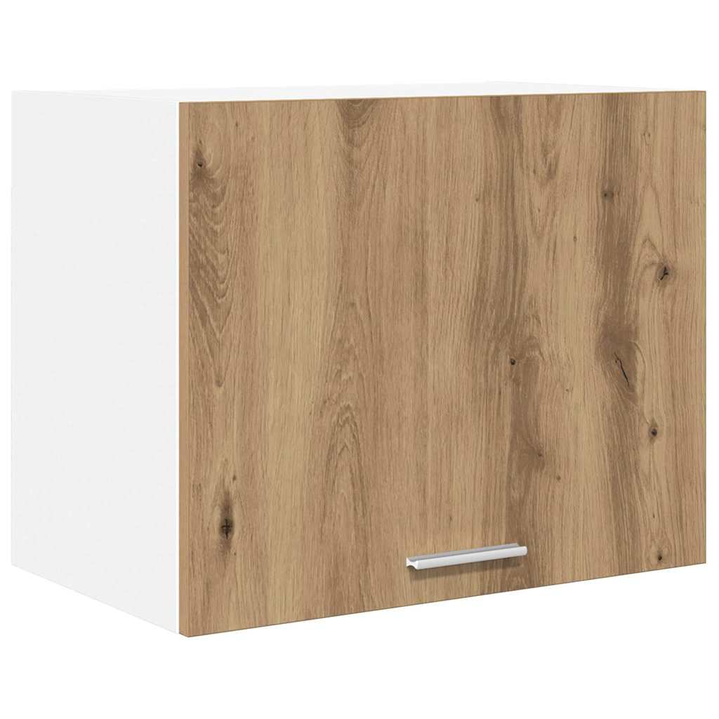 vidaXL Hanging Cabinet Artisan Oak and White 50 x 31 x 40 cm