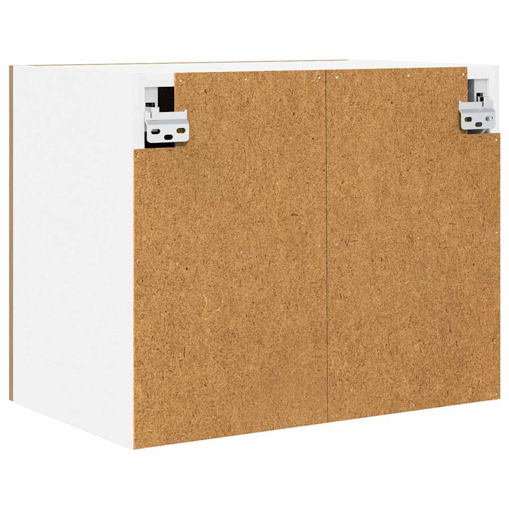 vidaXL Hanging Cabinet Artisan Oak and White 50 x 31 x 40 cm