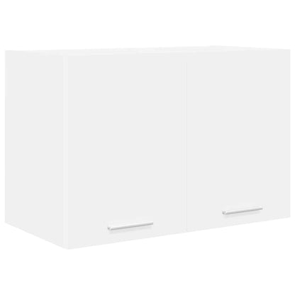 vidaXL Hanging Cabinet 2 pcs White Engineered Wood