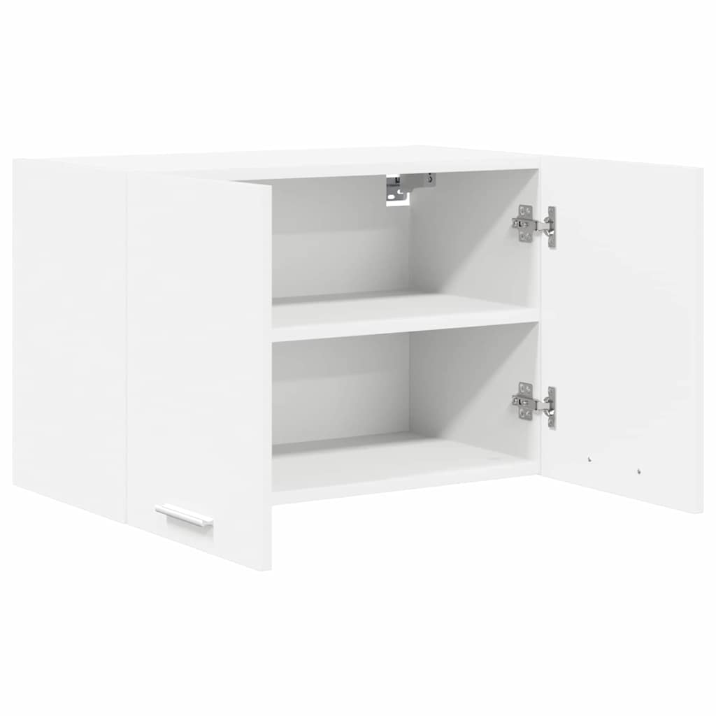 vidaXL Hanging Cabinet 2 pcs White Engineered Wood