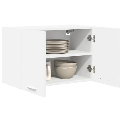 vidaXL Hanging Cabinet 2 pcs White Engineered Wood