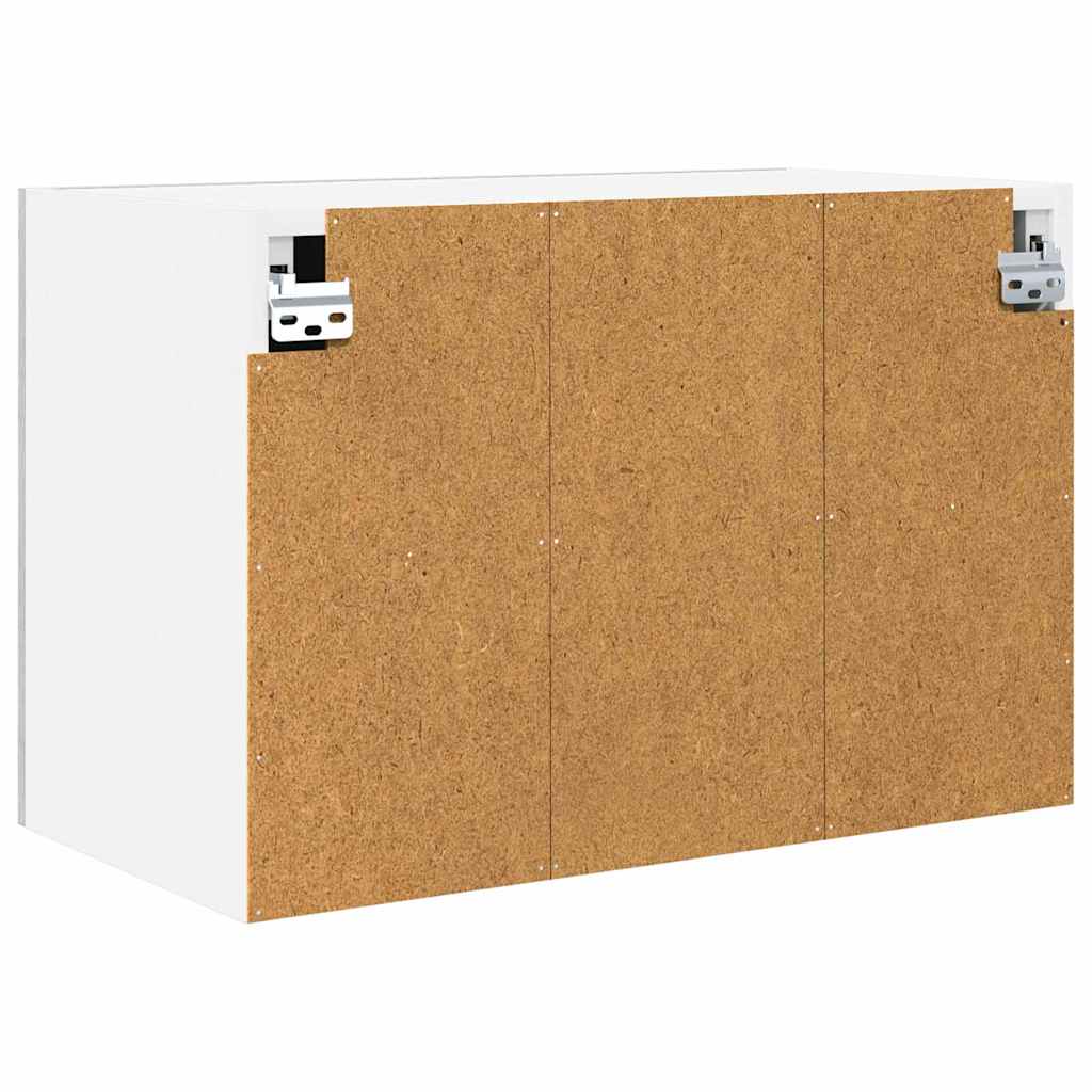 vidaXL Hanging Cabinet Grey Sonoma and White 60 x 31 x 40 cm