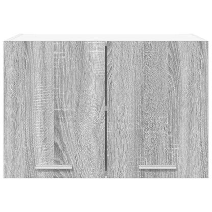 vidaXL Hanging Cabinet Grey Sonoma and White 60 x 31 x 40 cm