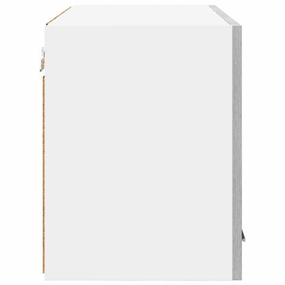 vidaXL Hanging Cabinet Grey Sonoma and White 60 x 31 x 40 cm