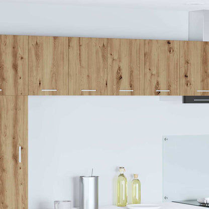 vidaXL Hanging Cabinet Artisan Oak and White 60 x 31 x 40 cm