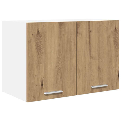 vidaXL Hanging Cabinet Artisan Oak and White 60 x 31 x 40 cm