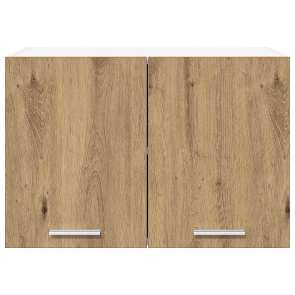 vidaXL Hanging Cabinet Artisan Oak and White 60 x 31 x 40 cm